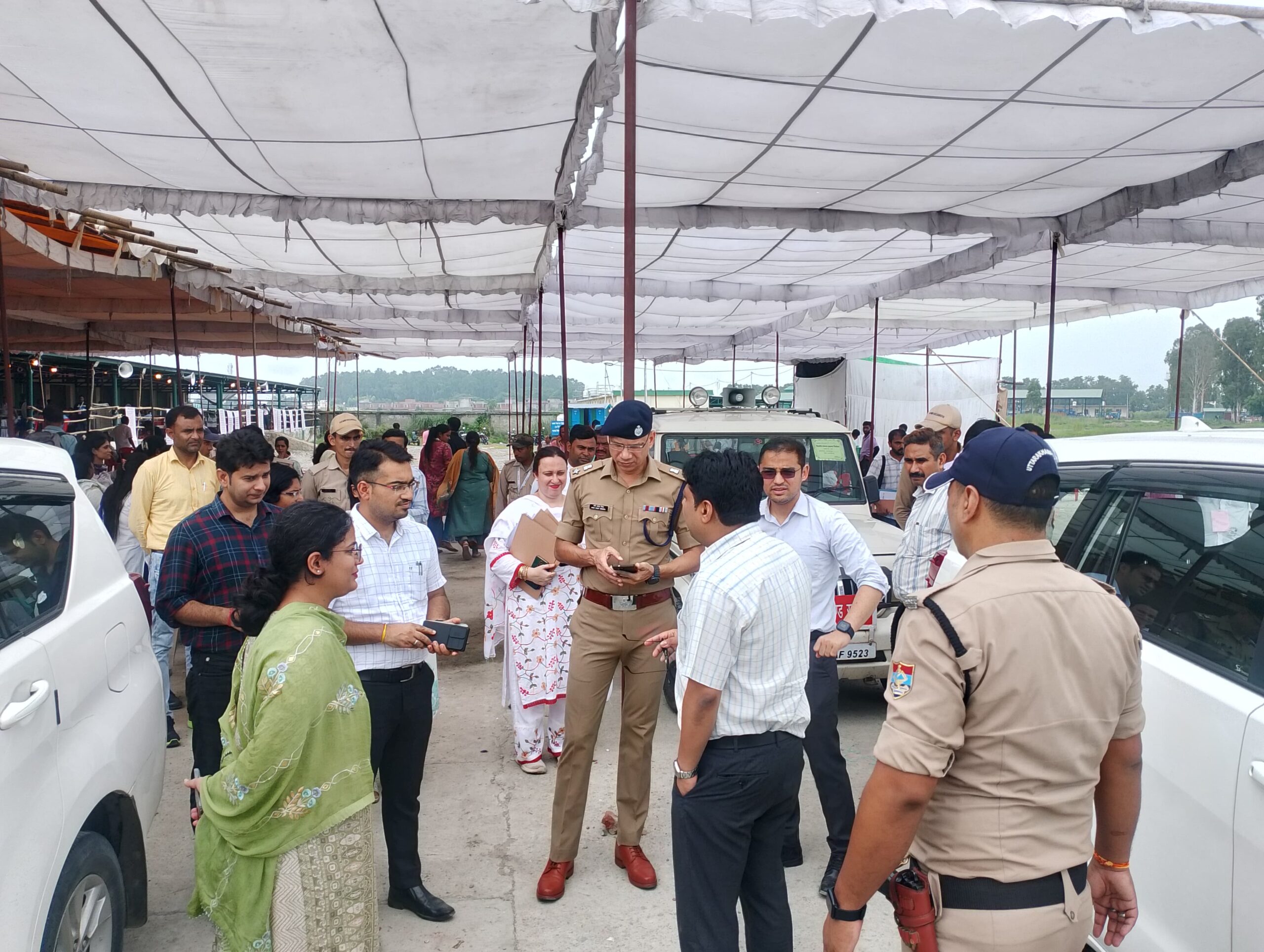 गदरपुर ब्लॉक की 193 मतदान पार्टिया नवीन मंडी से हुई रवाना