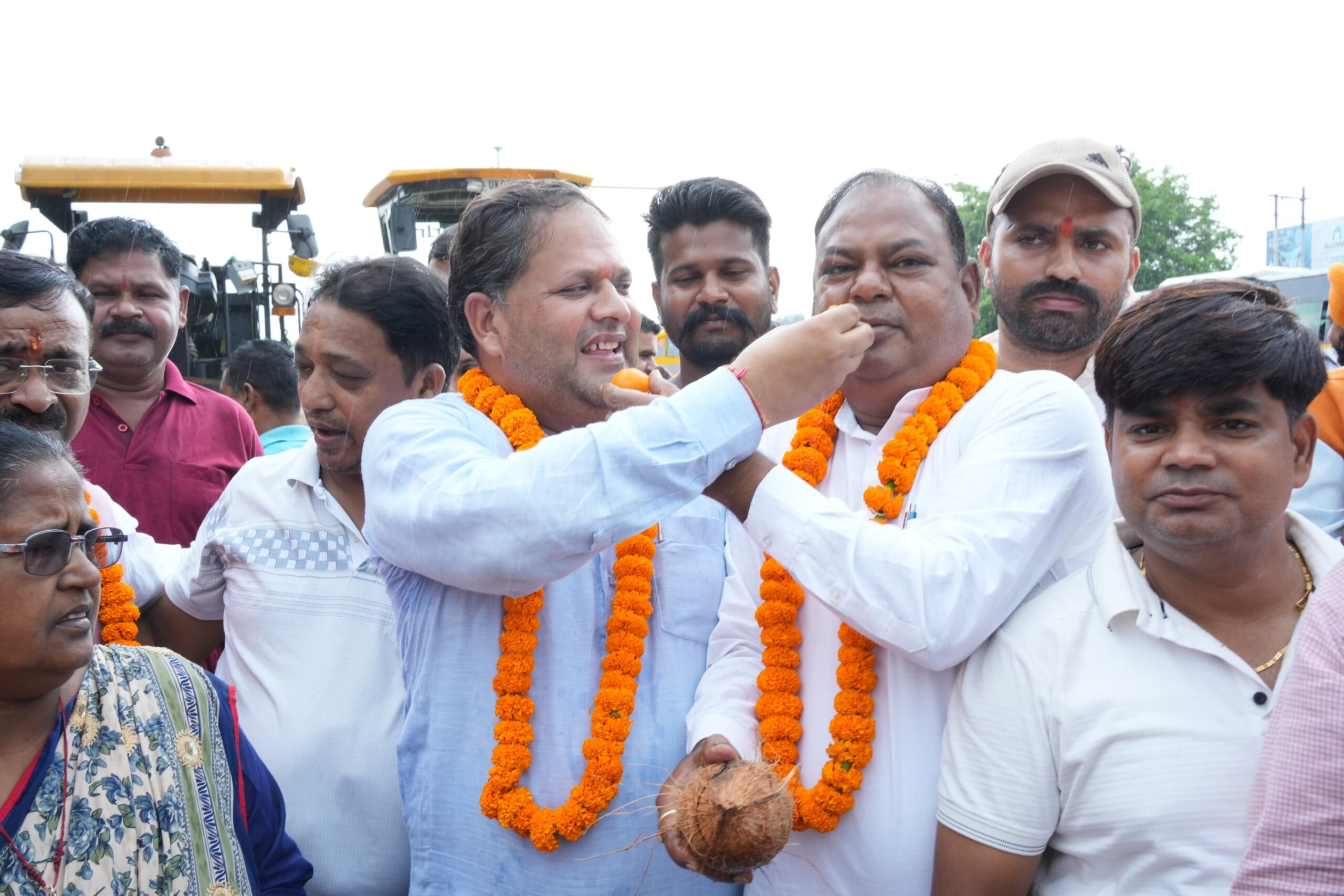 रूद्रपुर में आठ करोड़ की लागत से शुरू हुआ हाईवे का चौड़ीकरण