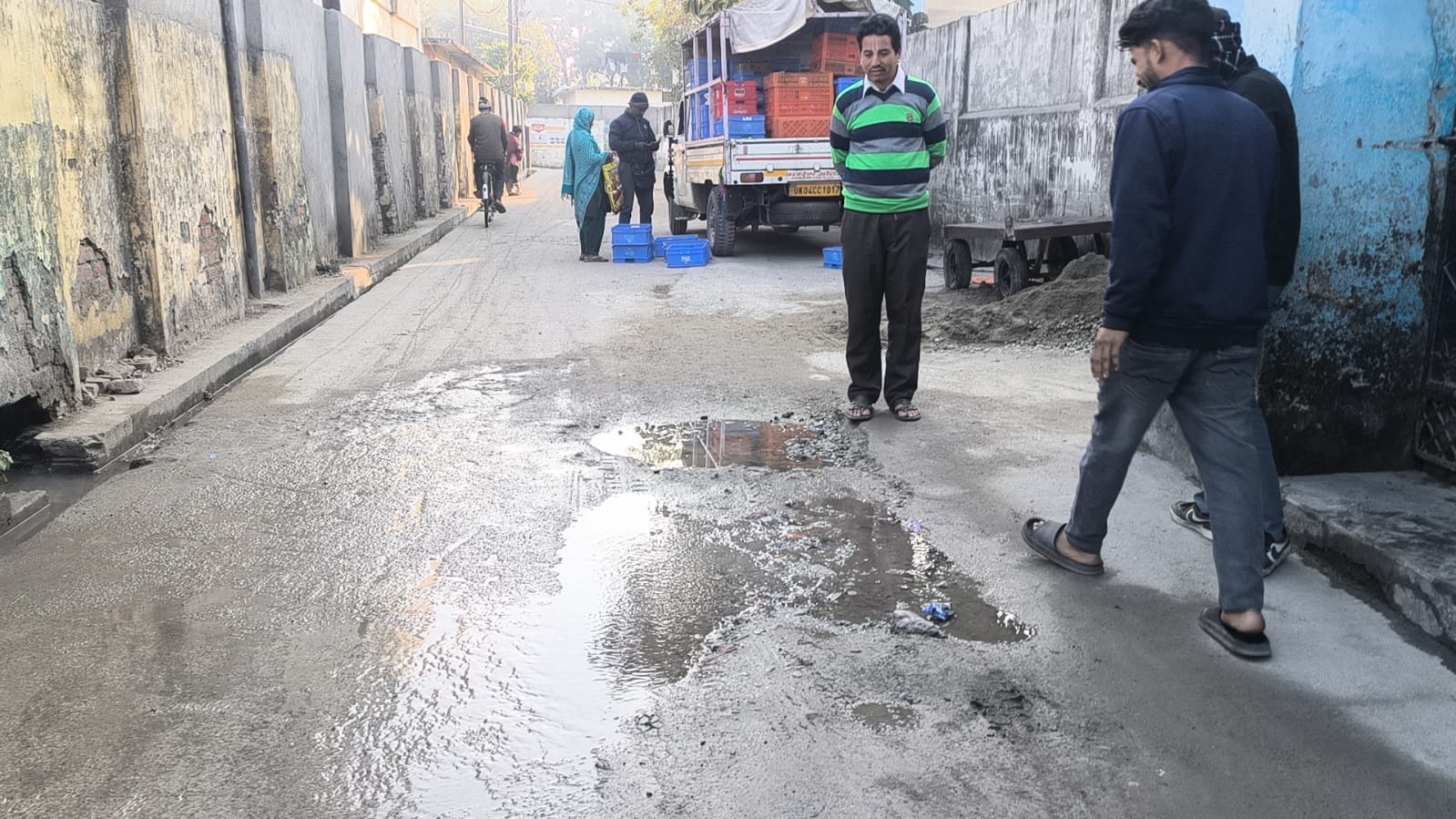 अम्बेडकर नगर वार्ड में एक सप्ताह से पानी लीकेज, स्थानीय लोगो में नाराज़गी समाधान का इंतज़ार