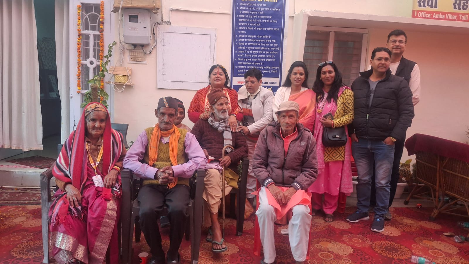 विरासत वृद्ध आश्रम में सुंदरकांड पाठ आयोजित, गणमान्य लोगों ने दी सहभागिता